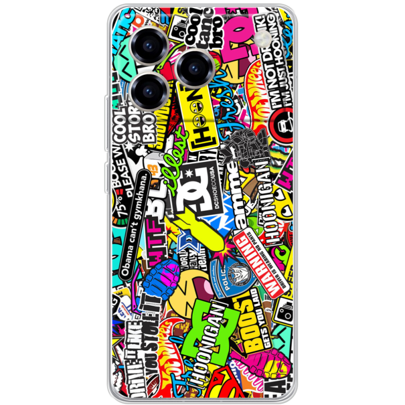 Чохол BoxFace ZTE Blade A76 4G Multicolored Inscriptions