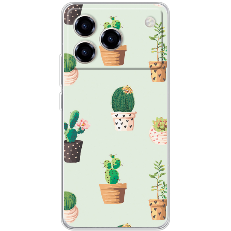 Чохол BoxFace ZTE Blade A76 4G L-green Cacti