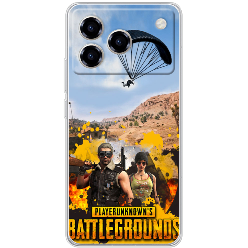 Чохол BoxFace ZTE Blade A76 4G Pubg parachute