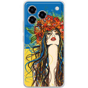 Чохол BoxFace ZTE Blade A76 4G Ukraine Girl
