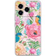 Чохол BoxFace ZTE Blade A76 4G Birds in Flowers