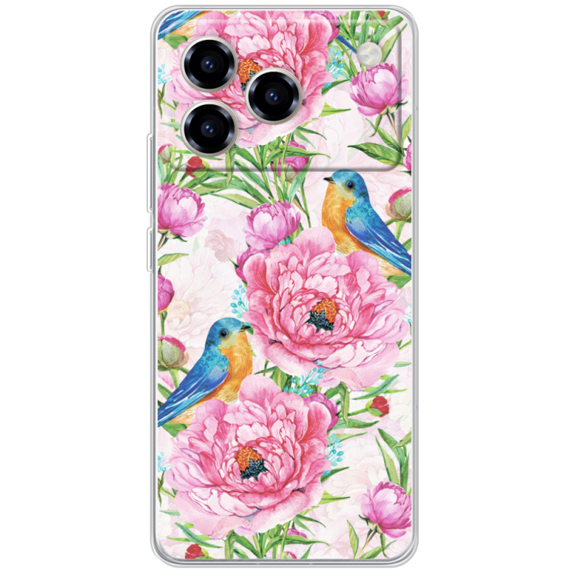 Чохол BoxFace ZTE Blade A76 4G Birds and Flowers