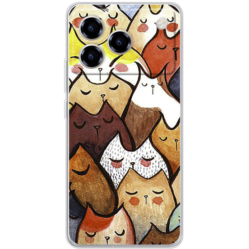 Чохол BoxFace ZTE Blade A76 4G Sleepy Cats