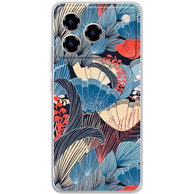 Чохол BoxFace ZTE Blade A76 4G Blue Herb