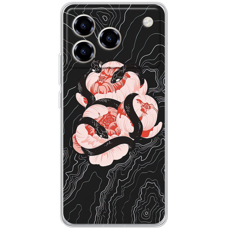 Чохол BoxFace ZTE Blade A76 4G Snake Rose