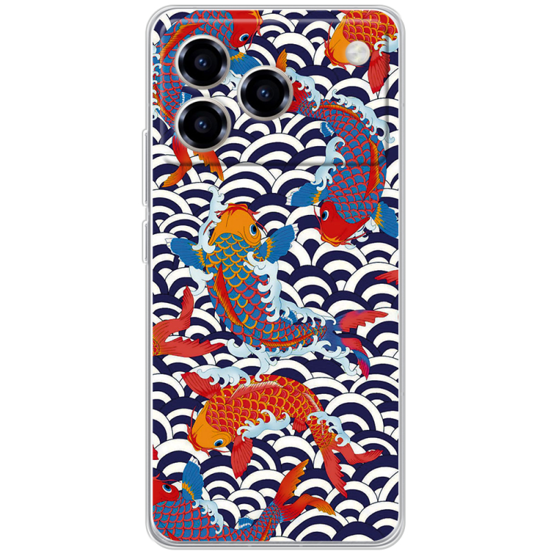 Чохол BoxFace ZTE Blade A76 4G Koi Fish