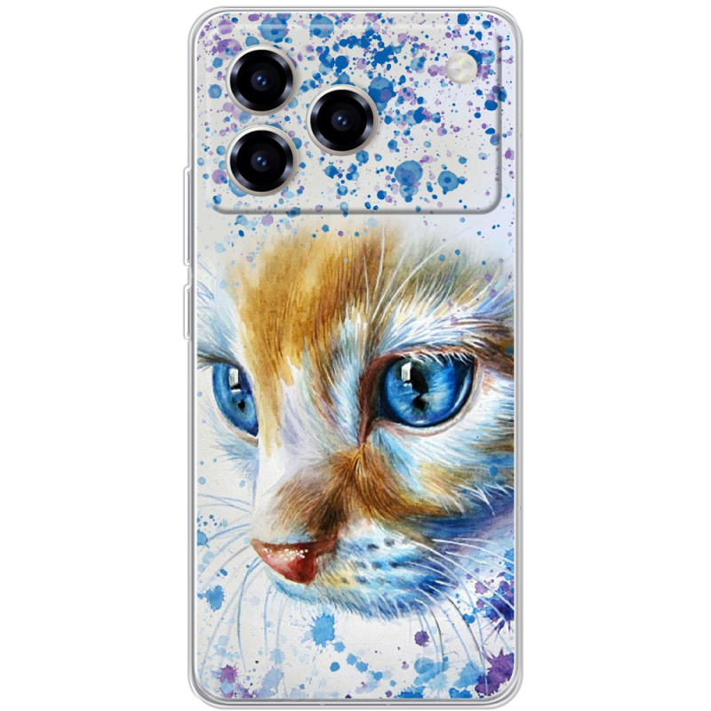 Чохол BoxFace ZTE Blade A76 4G Голубоглазый Кот