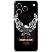 Чохол BoxFace ZTE Blade A76 4G Harley Davidson and eagle