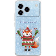 Чохол BoxFace ZTE Blade A76 4G Fox З новим роком!