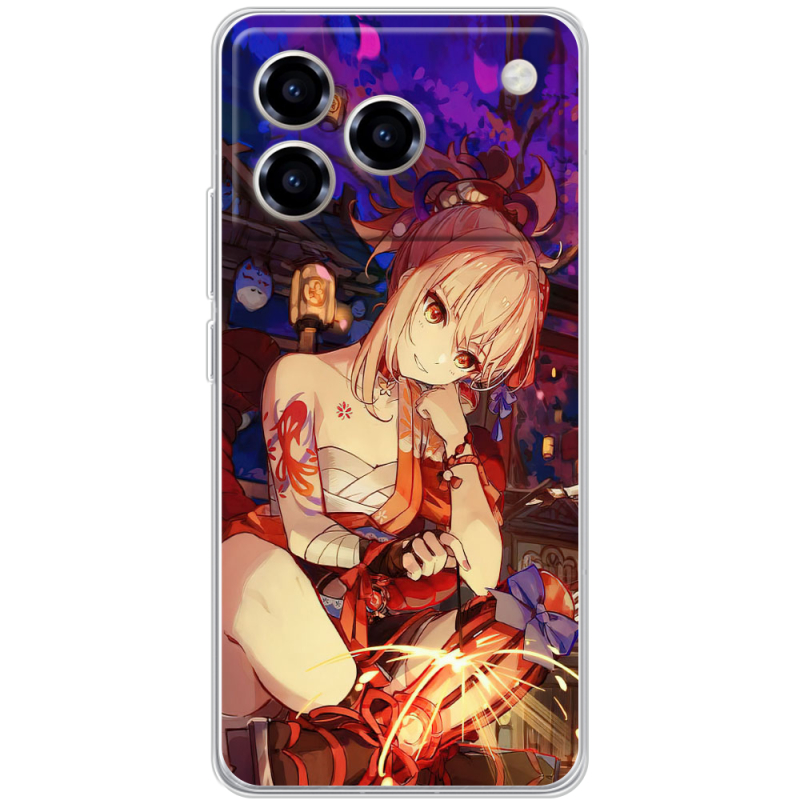 Чохол BoxFace ZTE Blade A76 4G Genshin Ёимия с огоньком