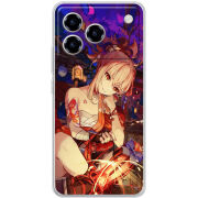 Чохол BoxFace ZTE Blade A76 4G Genshin Ёимия с огоньком