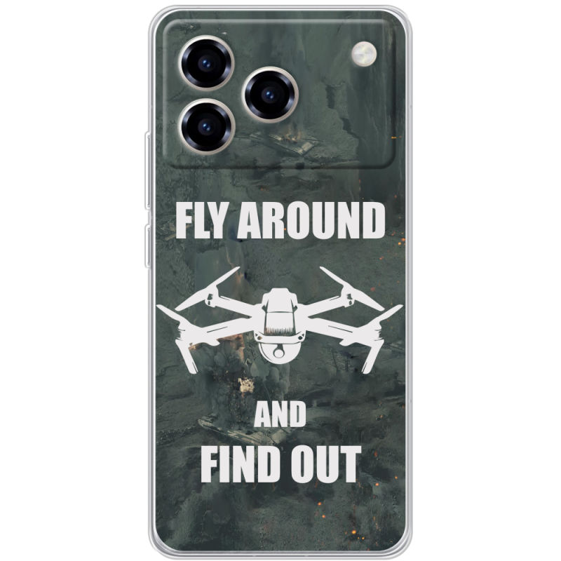 Чохол BoxFace ZTE Blade A76 4G Дрон Fly Around