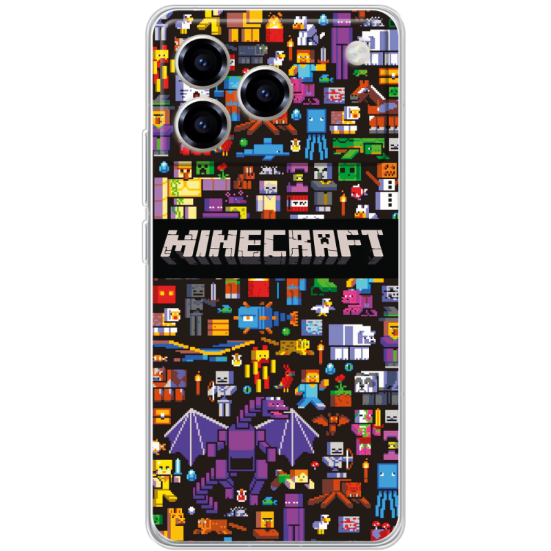 Чохол BoxFace ZTE Blade A76 4G Minecraft Mobbery