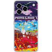 Чохол BoxFace ZTE Blade A76 4G Minecraft World Beyond