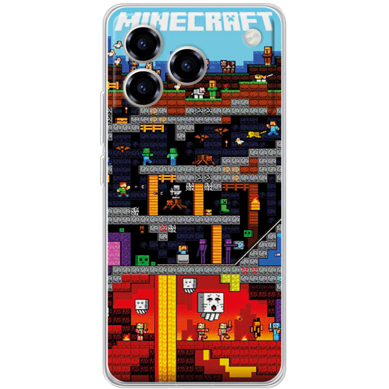 Чохол BoxFace ZTE Blade A76 4G Minecraft Lode Runner