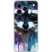 Чохол BoxFace ZTE Blade A76 4G Акварельный енот