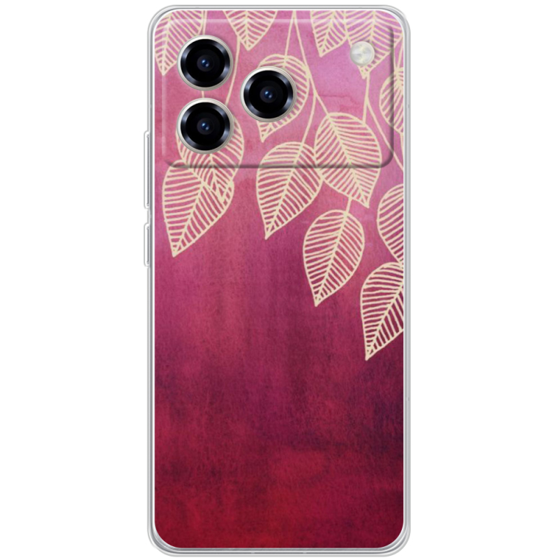 Чохол BoxFace ZTE Blade A76 4G Gold Leaves