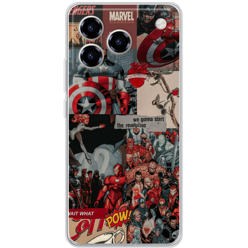 Чохол BoxFace ZTE Blade A76 4G Marvel Avengers