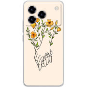 Чохол BoxFace ZTE Blade A76 4G Flower Hands