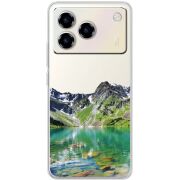 Прозорий чохол BoxFace ZTE Blade A76 4G Green Mountain