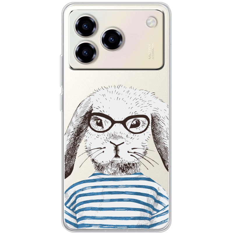 Прозорий чохол BoxFace ZTE Blade A76 4G MR. Rabbit