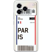 Прозорий чохол BoxFace ZTE Blade A76 4G Ticket Paris