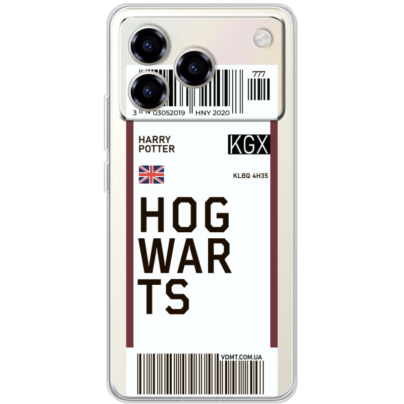 Прозорий чохол BoxFace ZTE Blade A76 4G Ticket Hogwarts