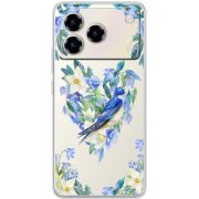 Прозорий чохол BoxFace ZTE Blade A76 4G Spring Bird