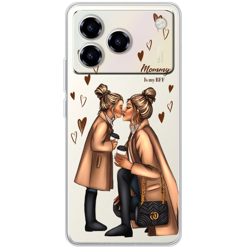 Прозорий чохол BoxFace ZTE Blade A76 4G Mommy Is My BFF