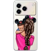 Прозорий чохол BoxFace ZTE Blade A76 4G Mouse Mommy