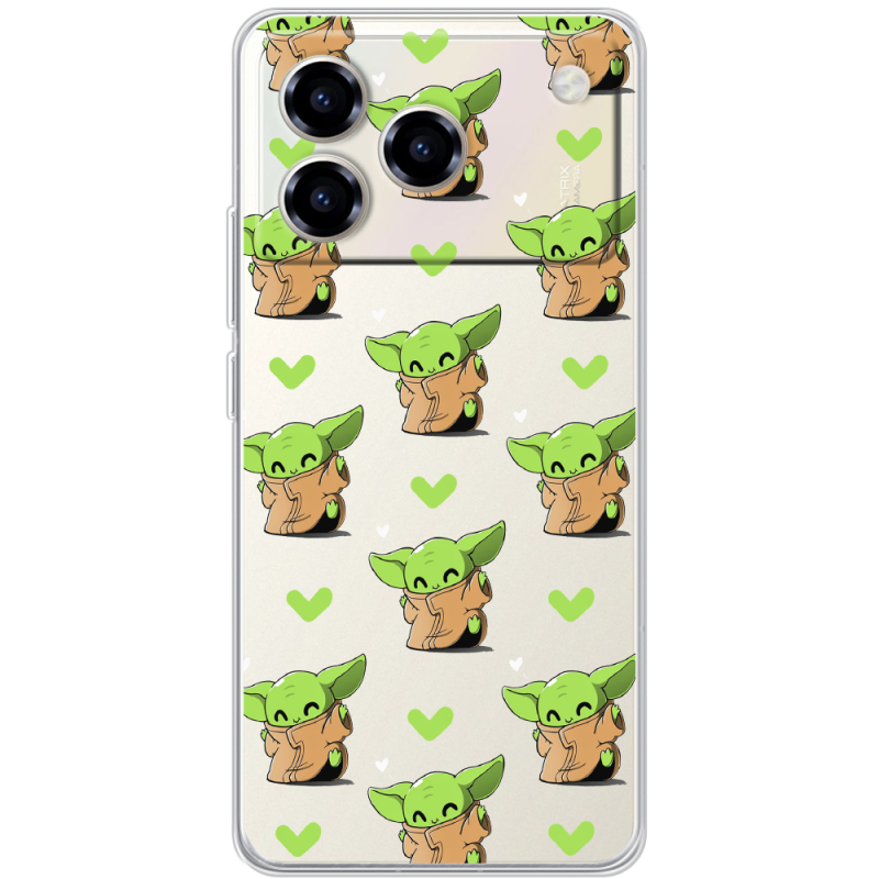 Прозорий чохол BoxFace ZTE Blade A76 4G Pattern Baby Yoda