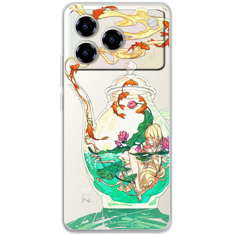 Прозорий чохол BoxFace ZTE Blade A76 4G Kettle