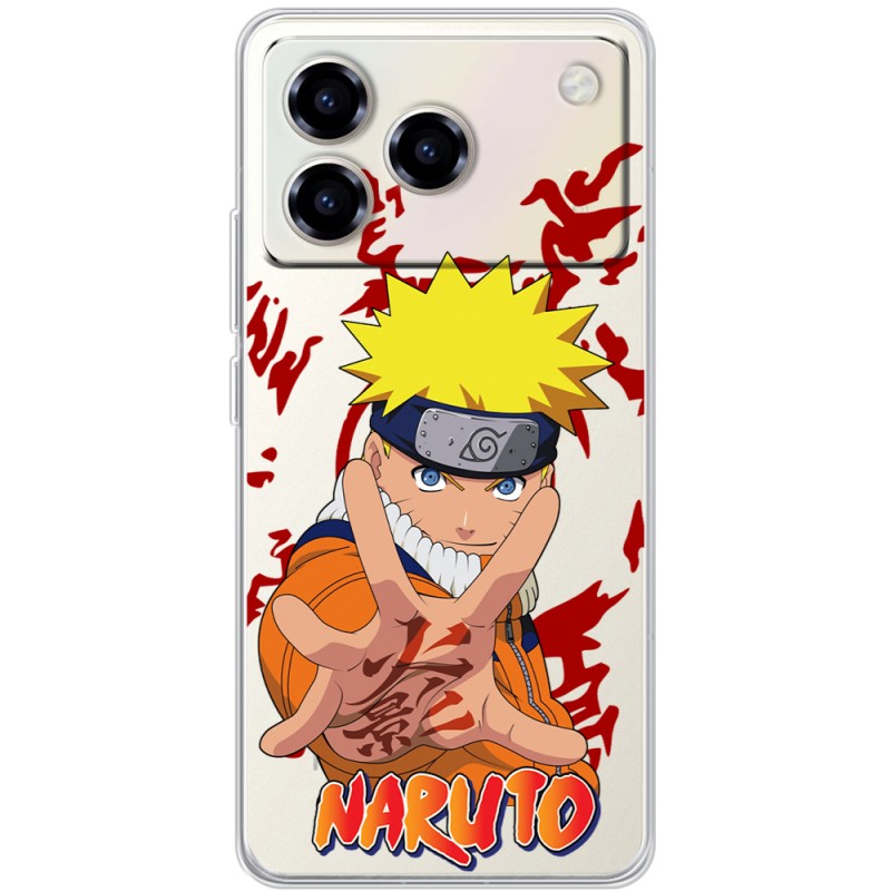 Прозорий чохол BoxFace ZTE Blade A76 4G Naruto