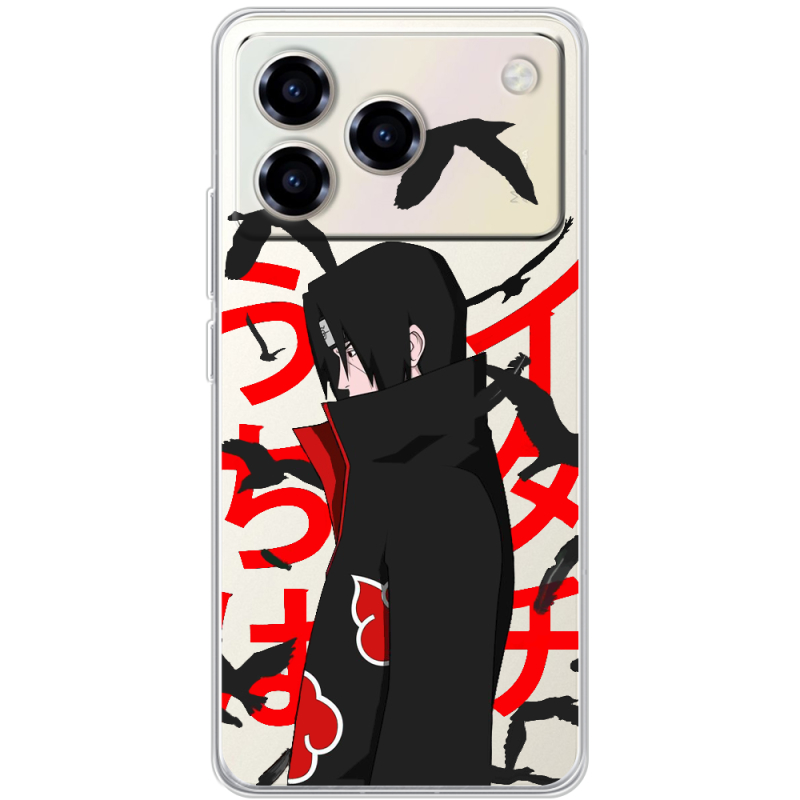 Прозорий чохол BoxFace ZTE Blade A76 4G Учиха Итачи