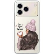 Прозорий чохол BoxFace ZTE Blade A76 4G love is in the air