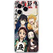 Прозорий чохол BoxFace ZTE Blade A76 4G Незуко та друзі