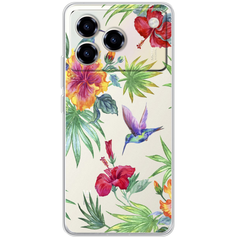 Прозорий чохол BoxFace ZTE Blade A76 4G Tropical