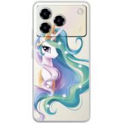 Чохол зі стразами ZTE Blade A76 4G Unicorn Queen