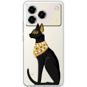 Чохол зі стразами ZTE Blade A76 4G Egipet Cat