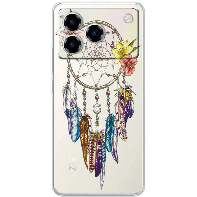 Чохол зі стразами ZTE Blade A76 4G Dreamcatcher