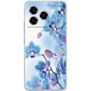 Чохол зі стразами ZTE Blade A76 4G Orchids