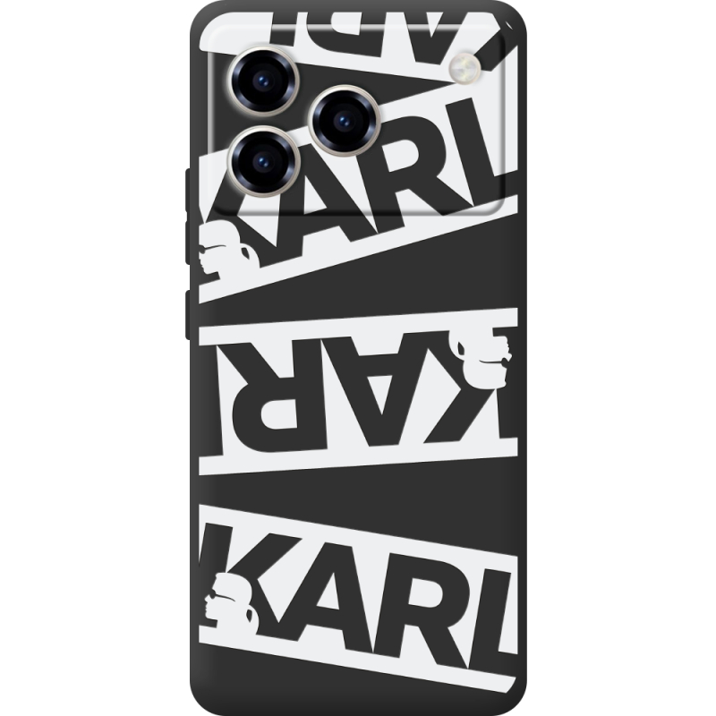 Чорний чохол BoxFace ZTE Blade A76 4G White Karl