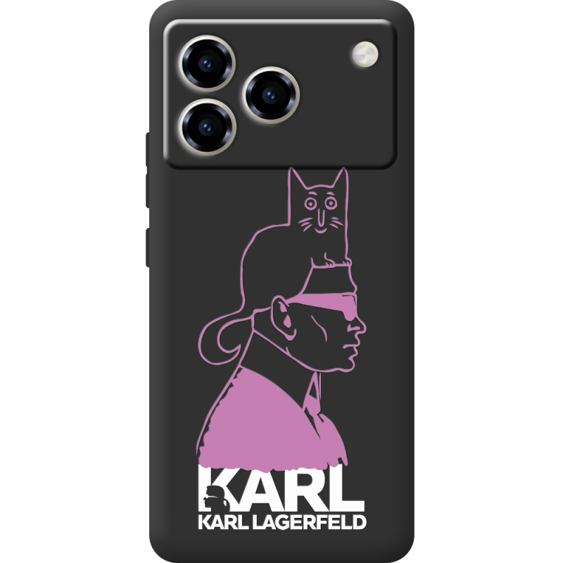 Чорний чохол BoxFace ZTE Blade A76 4G Pink Karl