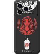 Чорний чохол BoxFace ZTE Blade A76 4G RedWhite Coffee