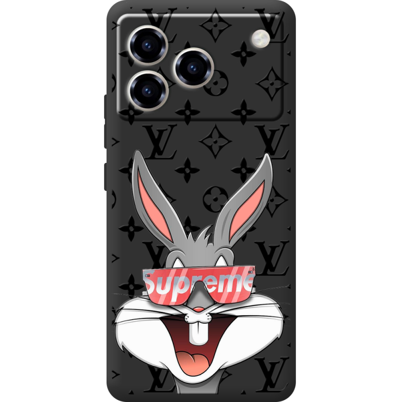 Чорний чохол BoxFace ZTE Blade A76 4G looney bunny
