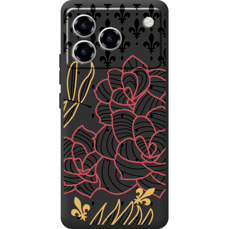 Чорний чохол BoxFace ZTE Blade A76 4G FranceFlowers
