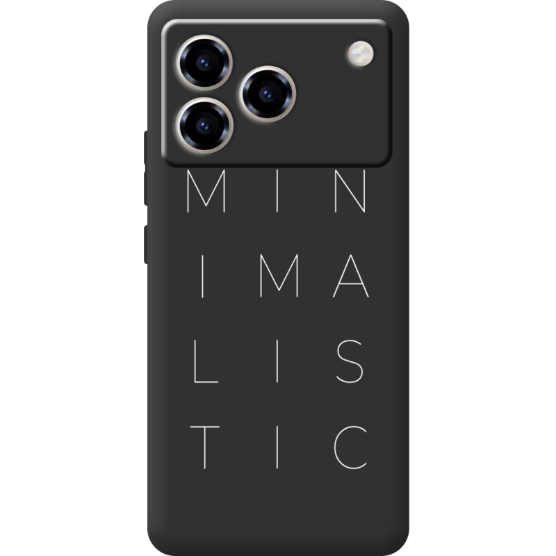 Чорний чохол BoxFace ZTE Blade A76 4G Minimalistic