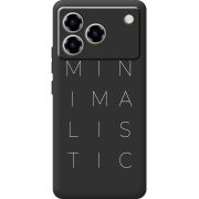 Чорний чохол BoxFace ZTE Blade A76 4G Minimalistic