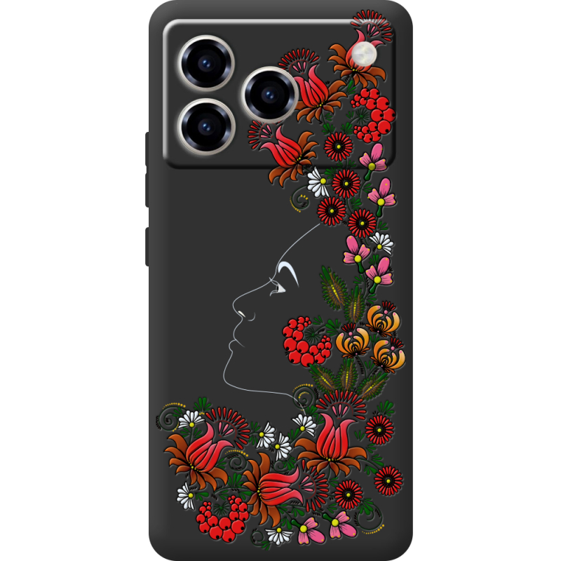 Чорний чохол BoxFace ZTE Blade A76 4G 3D Ukrainian Muse