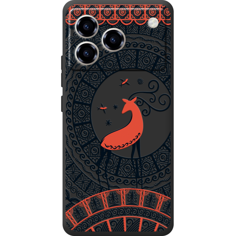 Чорний чохол BoxFace ZTE Blade A76 4G Ornament